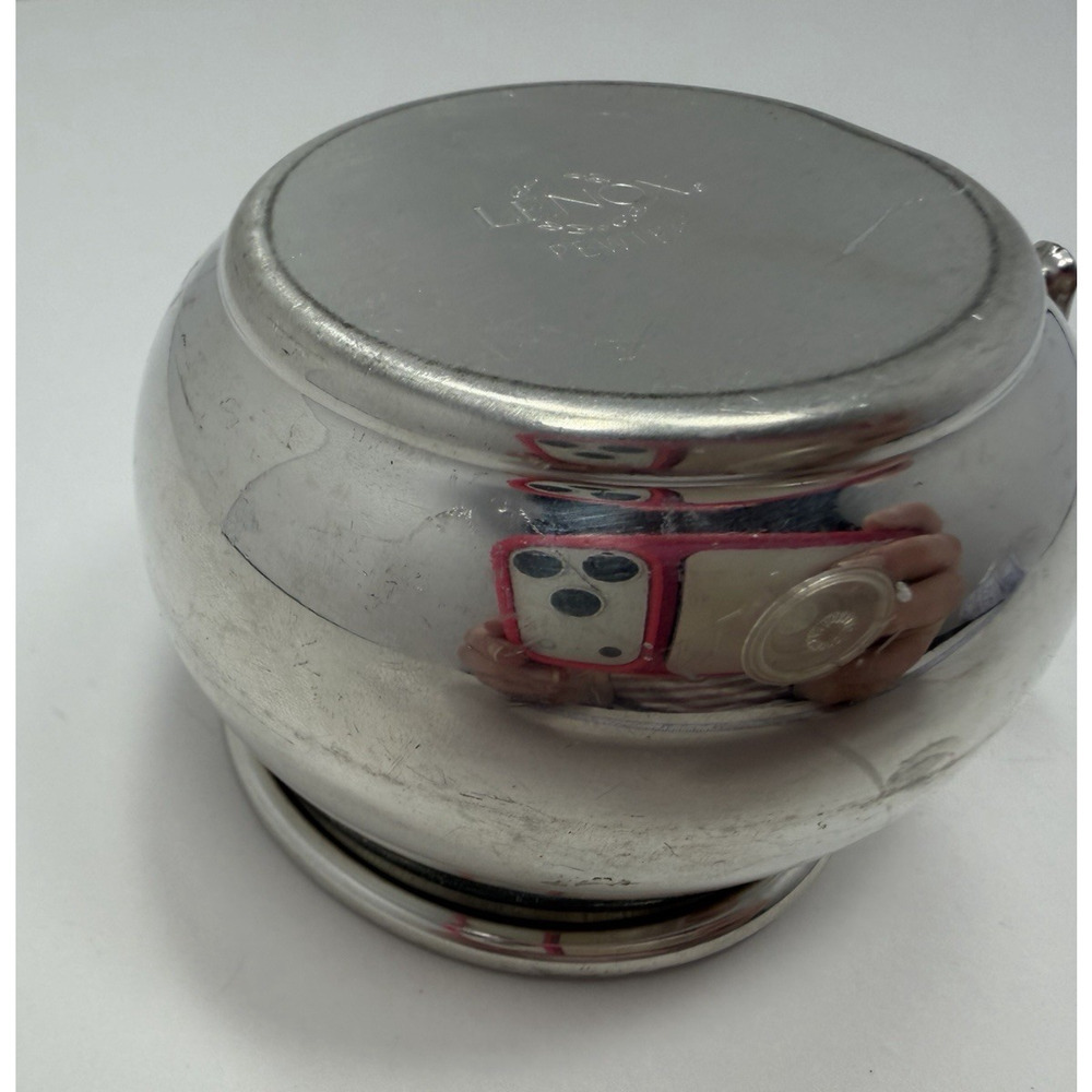 Lenox Vintage Pewter Bulged Baby Cup with Handle - Picture 6 of 9